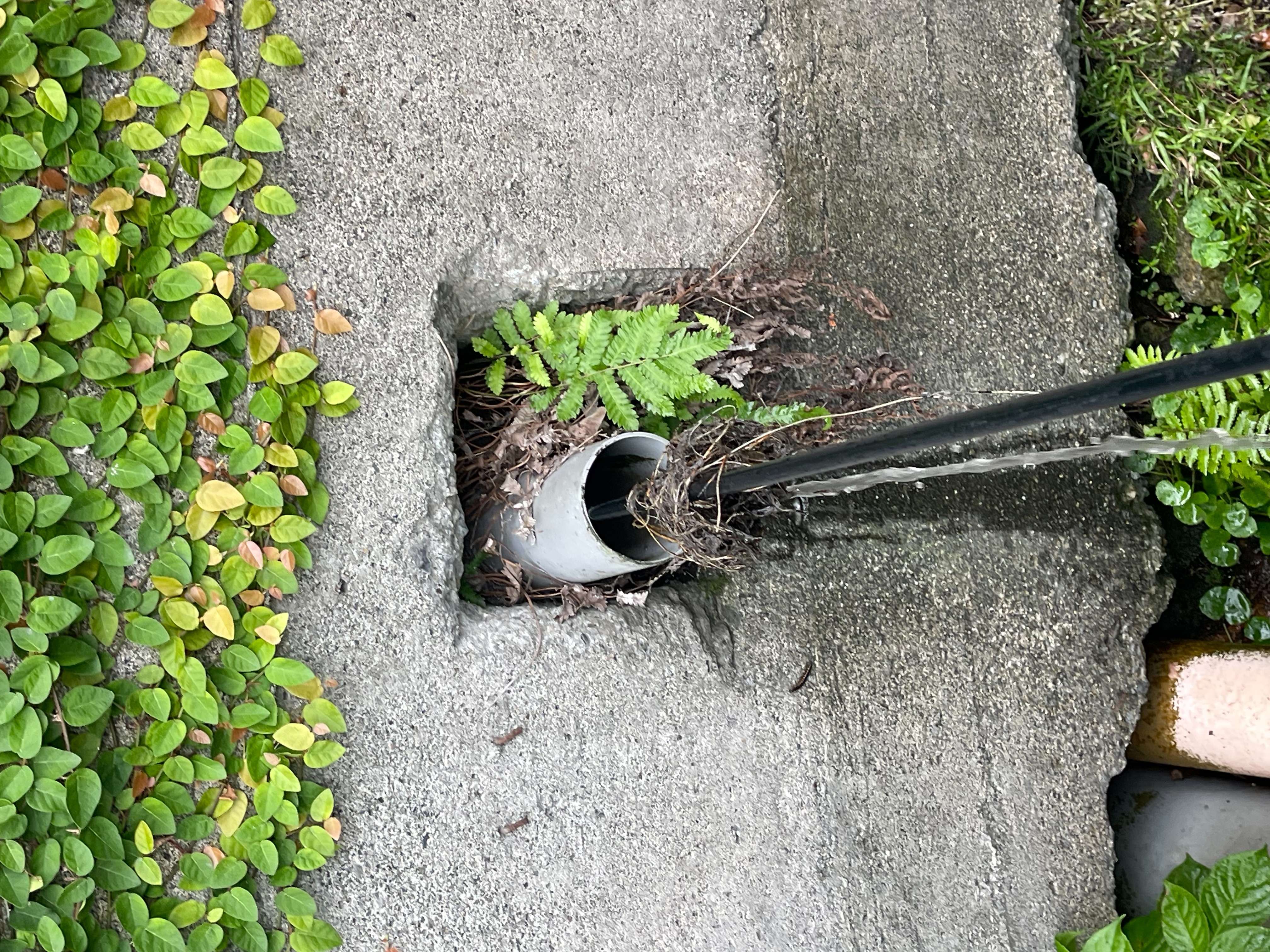 宜蘭冬山鄉水刀通排水管